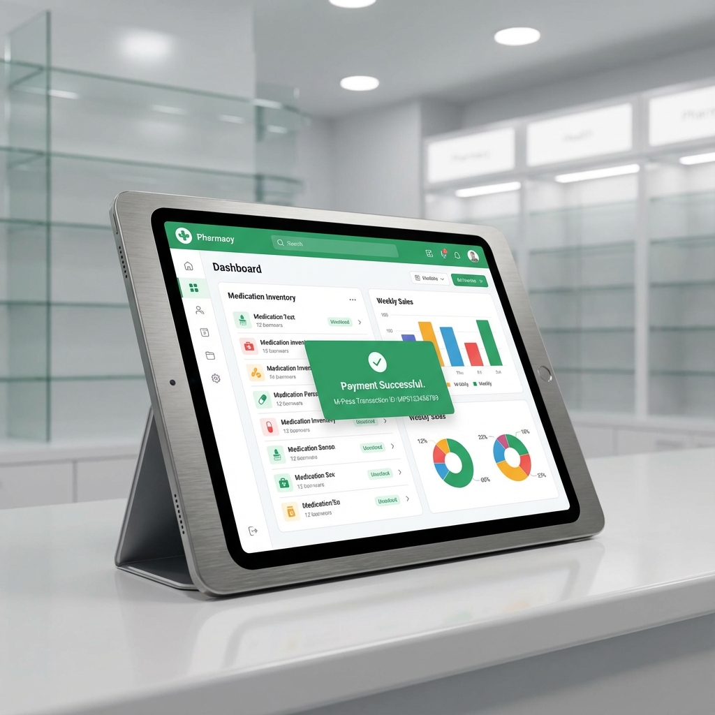 Zerahx POS Dashboard Mockup